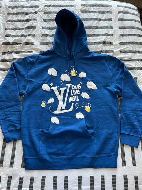 louis vuitton long live virgil hoodie